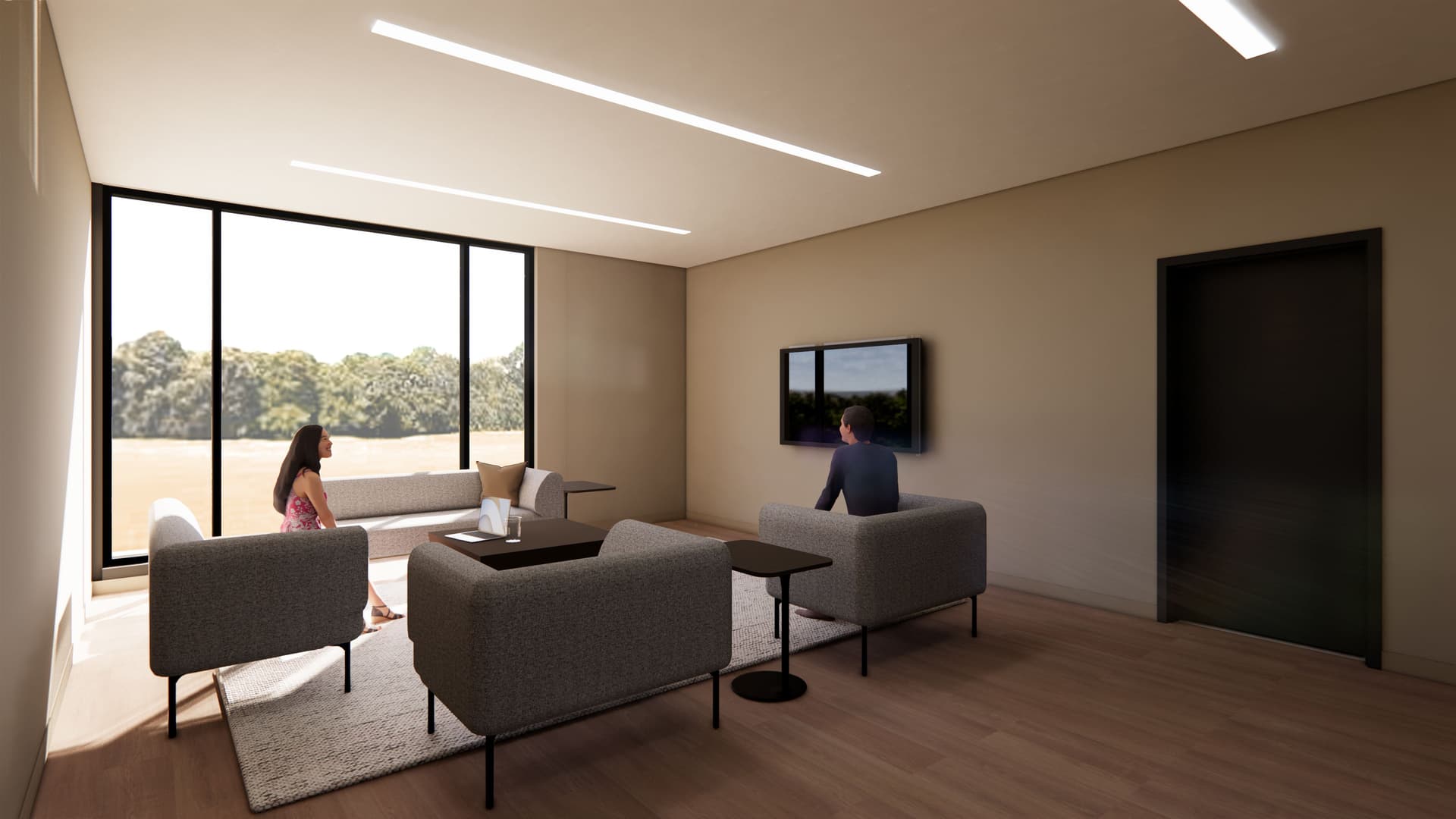 MCC Housing Corridor Lounge