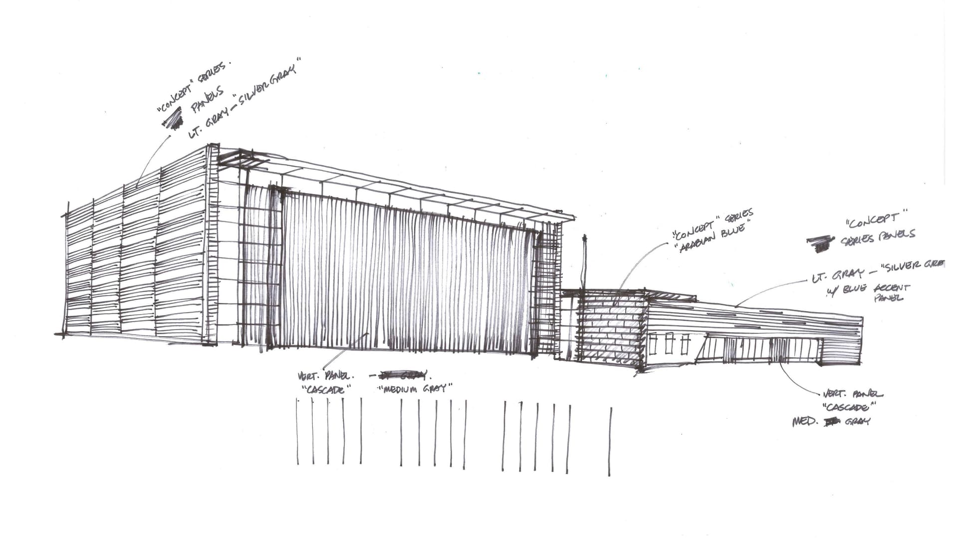 KCC Miller Gym Sketch