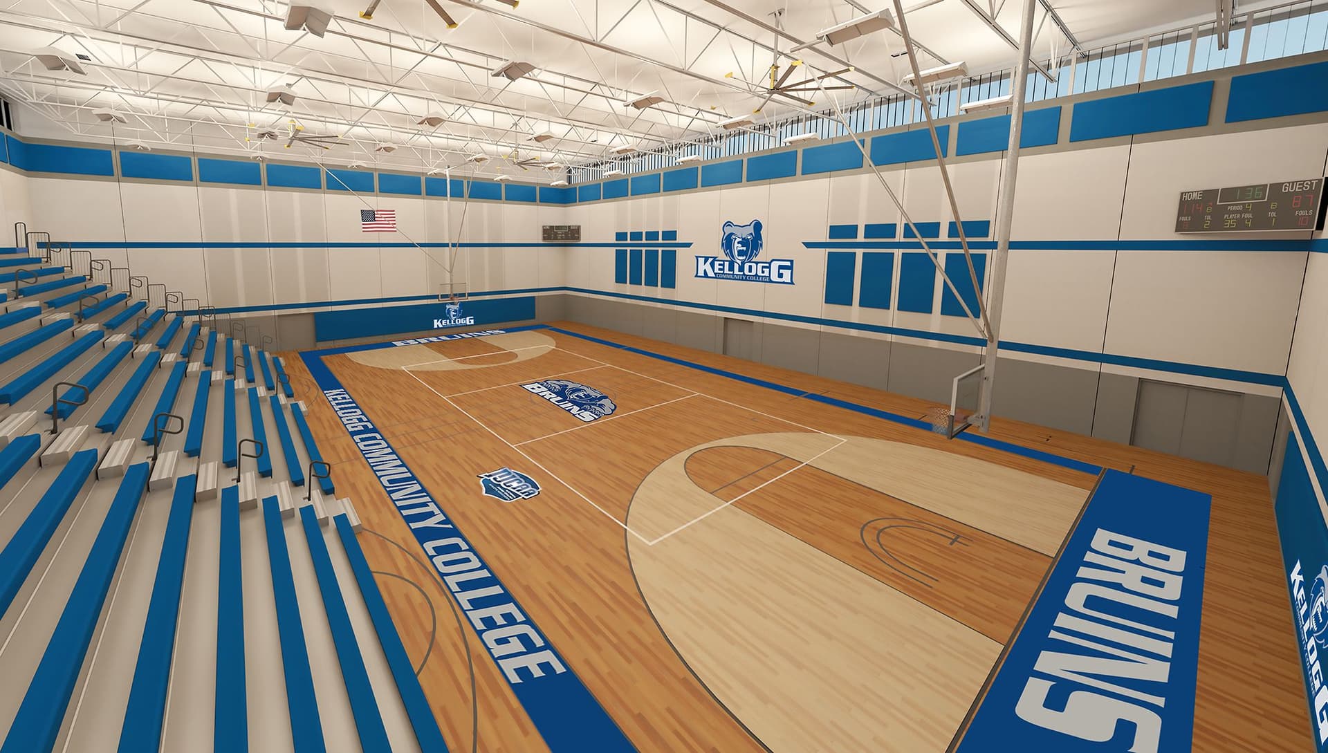 KCC Miller Gym Rendering