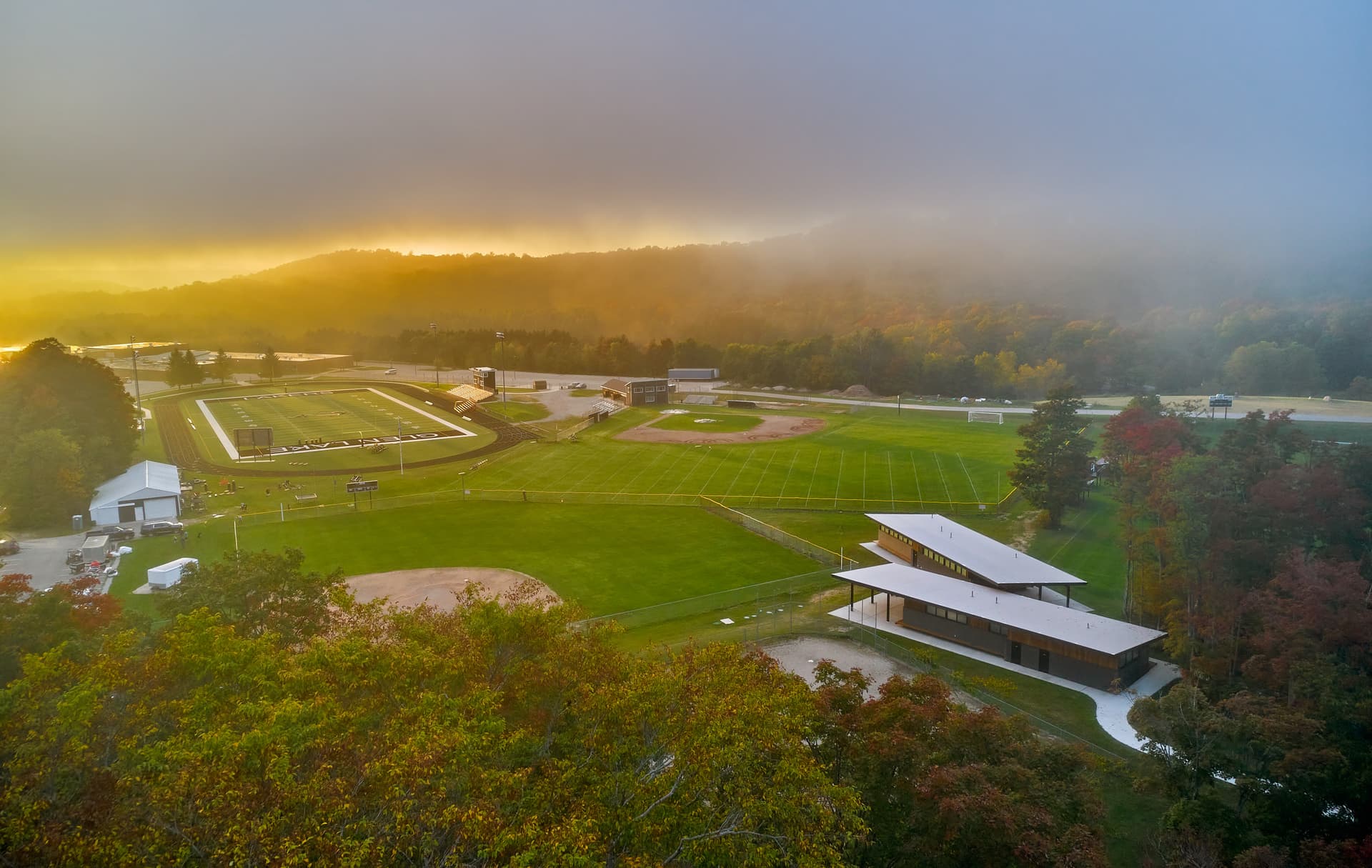 Glen Lake Community Schools Aerial other view