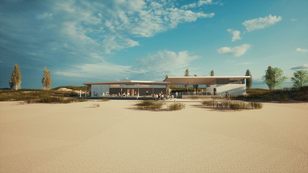 Muskegon Beach House Rendering