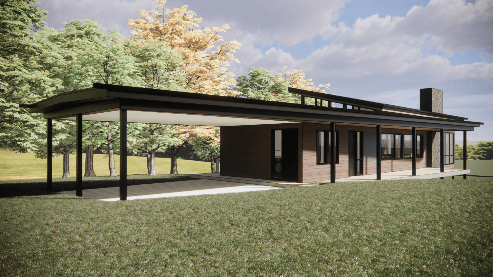 Field and Forest NE View