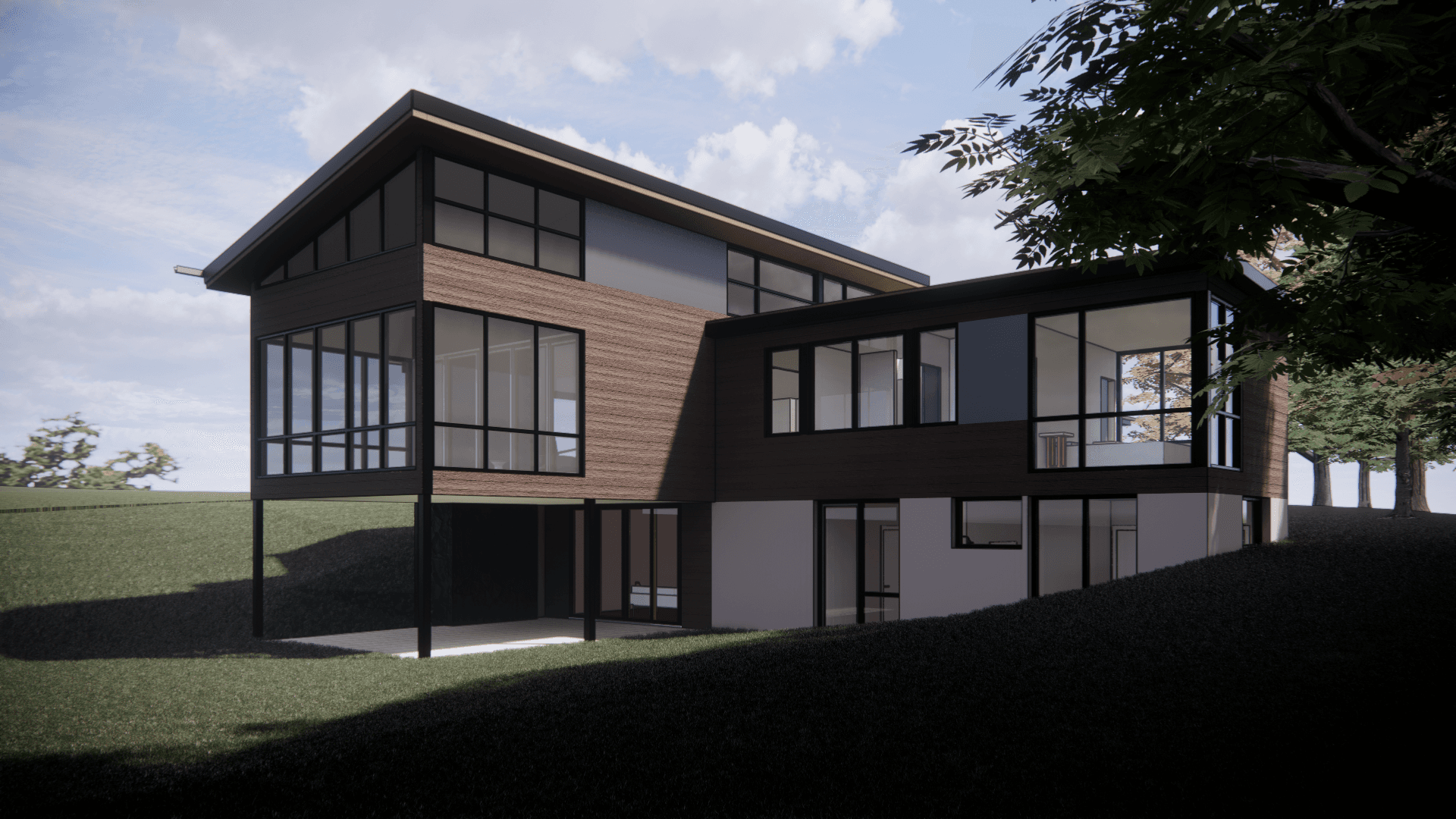 Field and Forest SW View