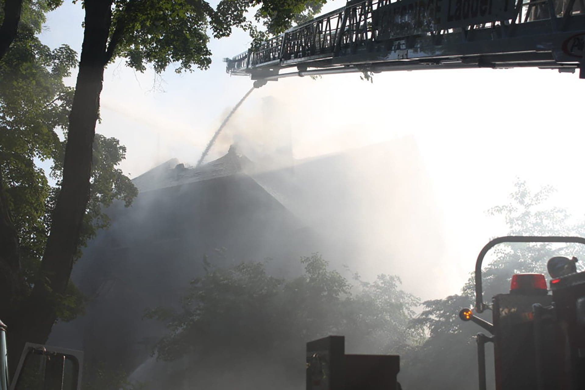 Belmont fire