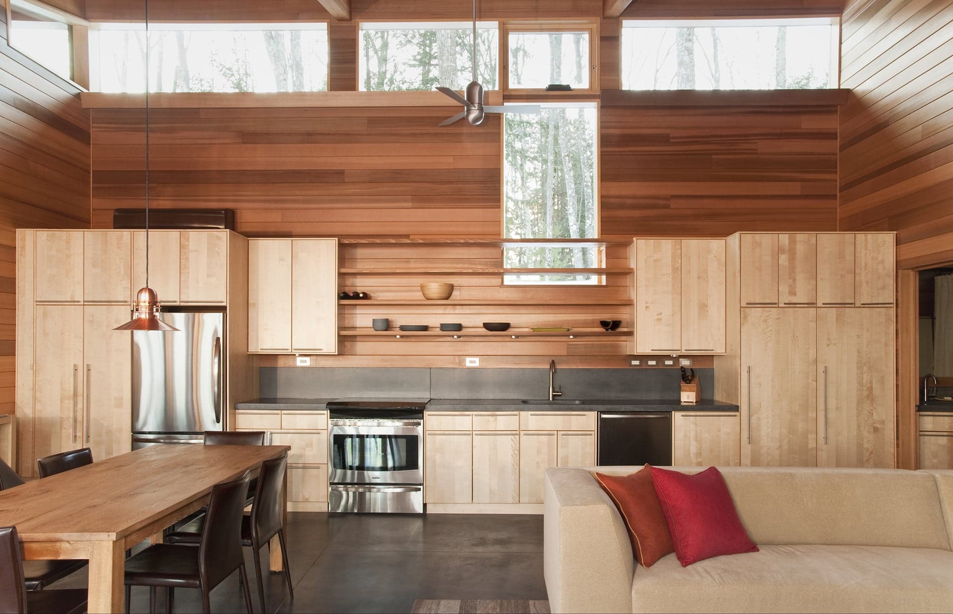 Berkshire Cabin kitchen