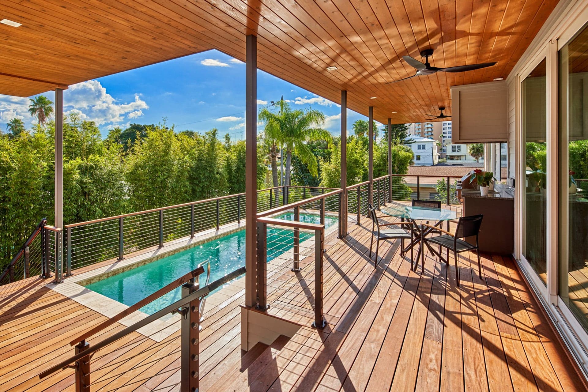 Clearwater Beach pool and deck