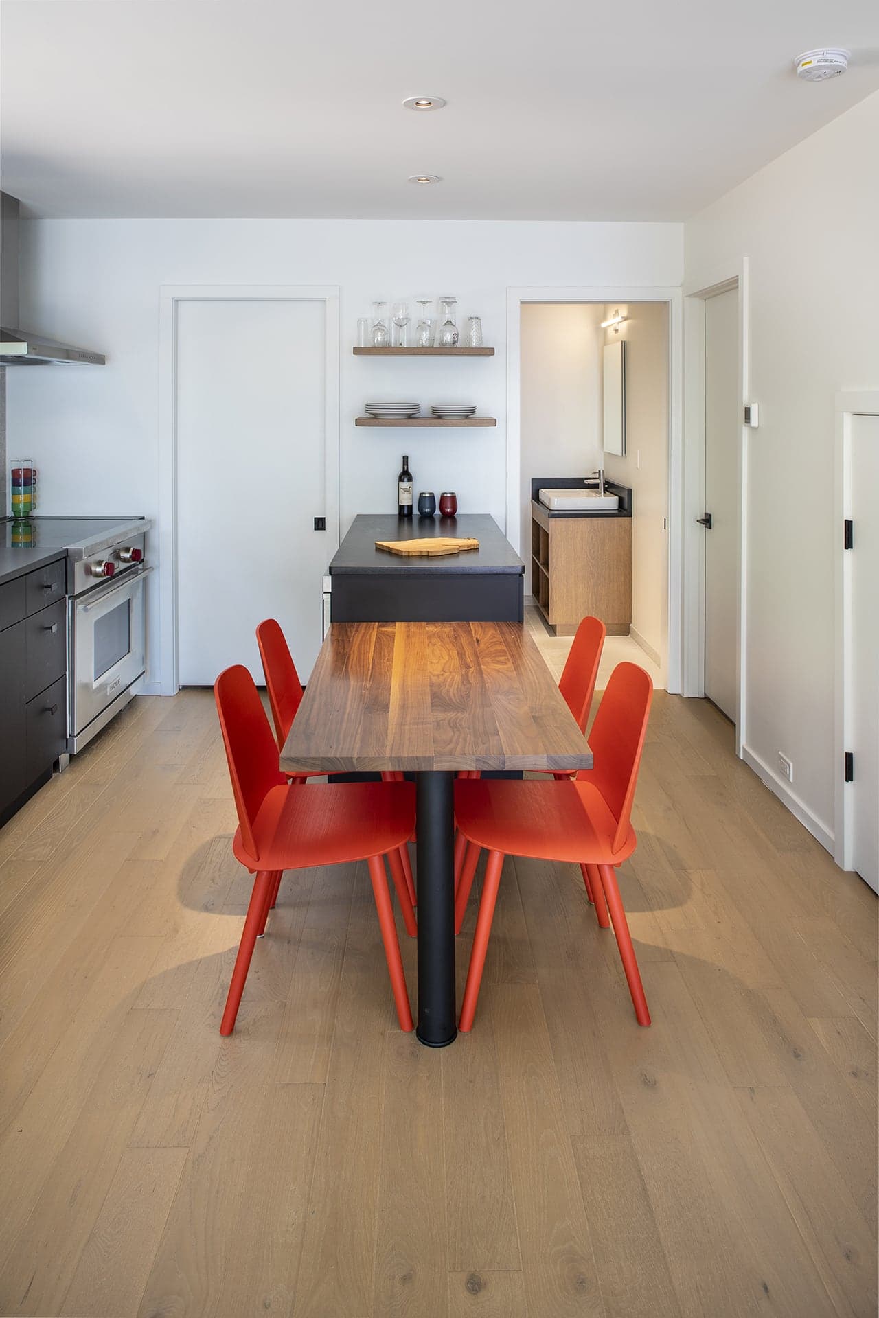 Hamlin Lake kitchen and dining area