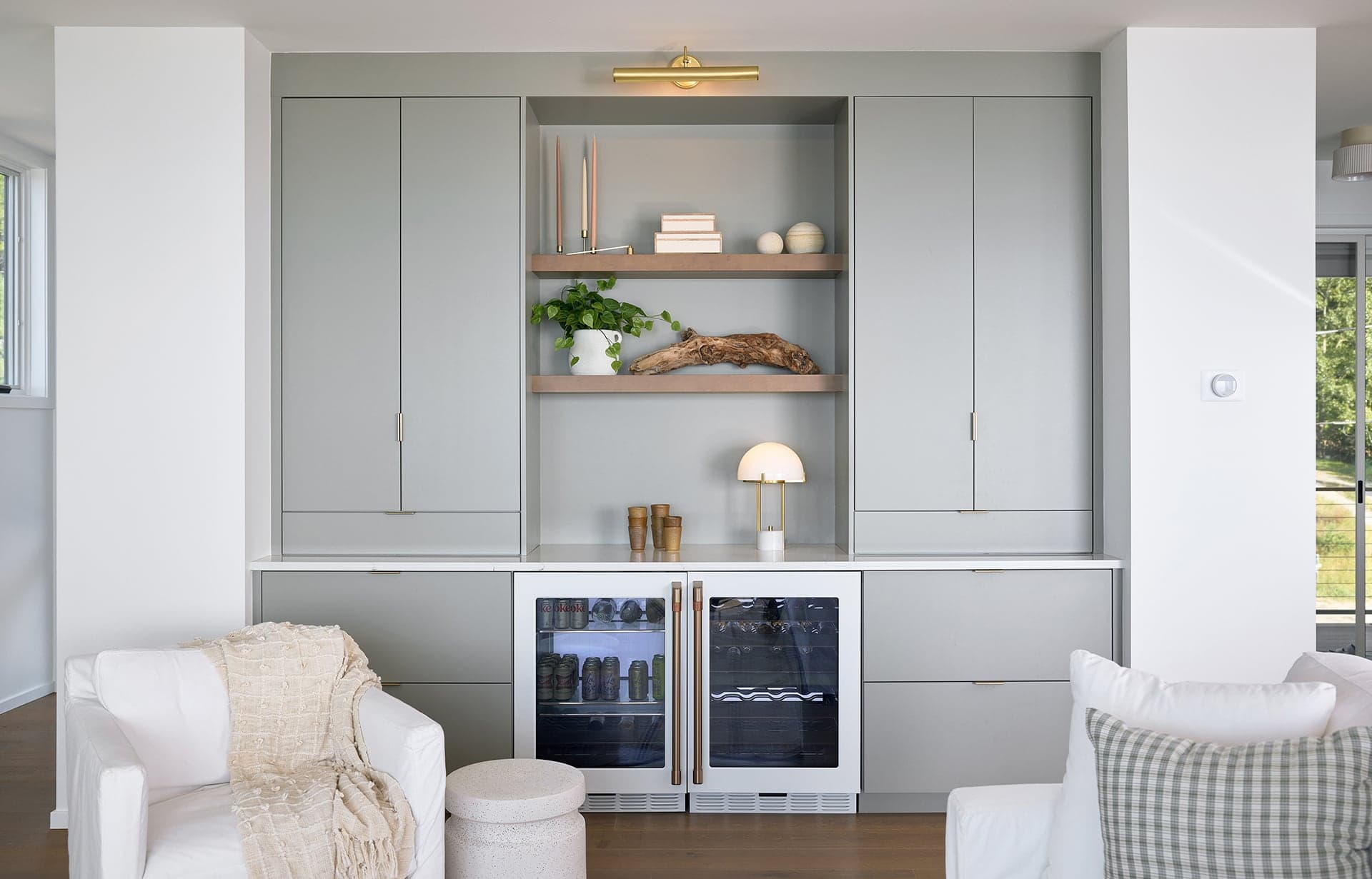 Lake Michigan Beach House interior