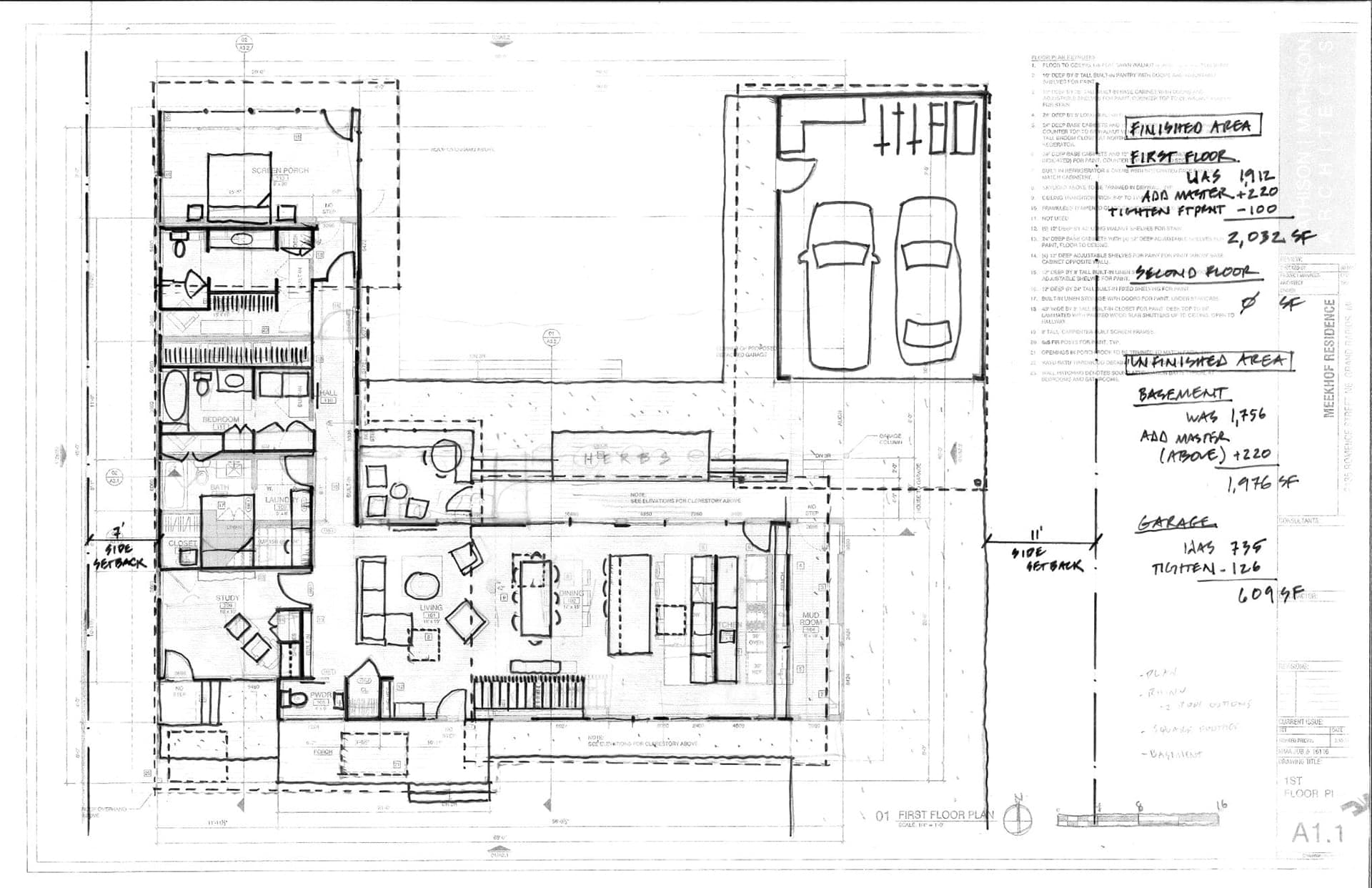 Romence Place floorplan sketch