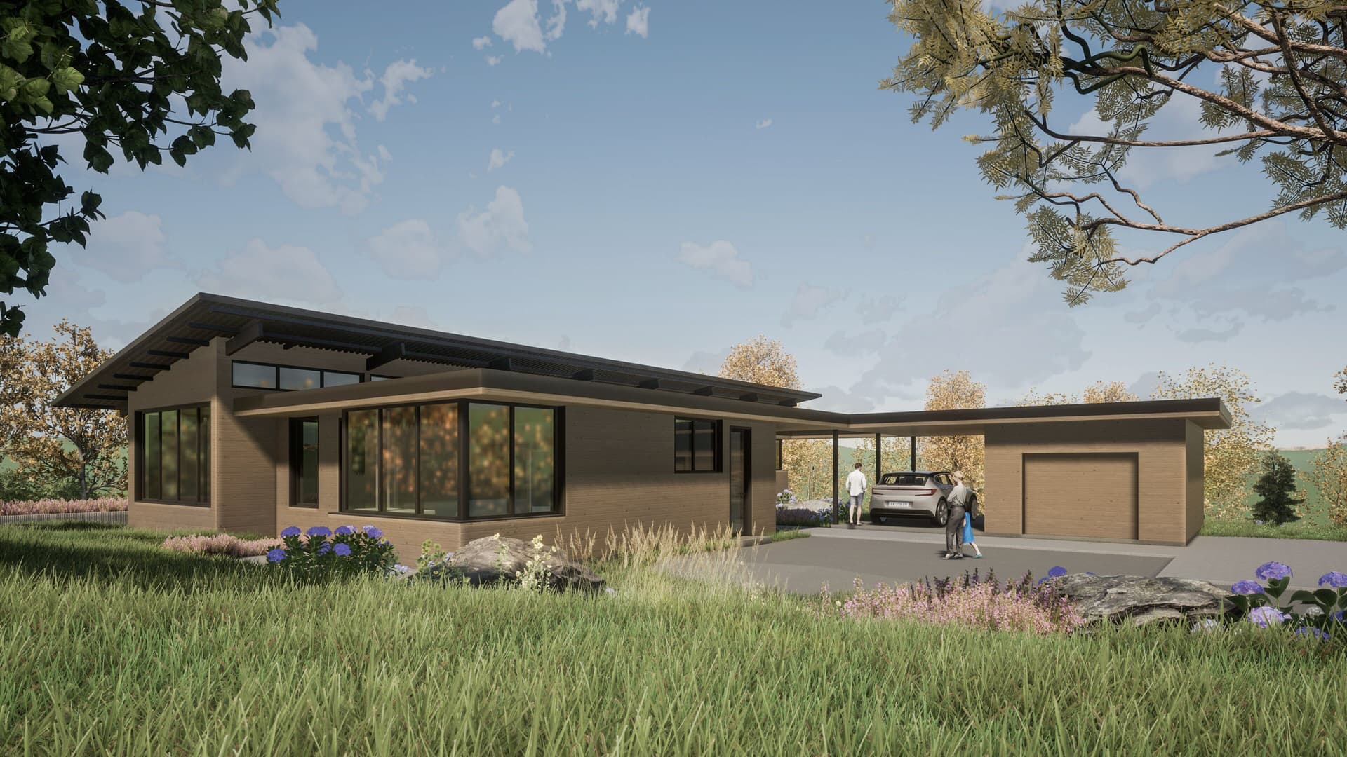 Berkshire Meadow Exterior Rendering