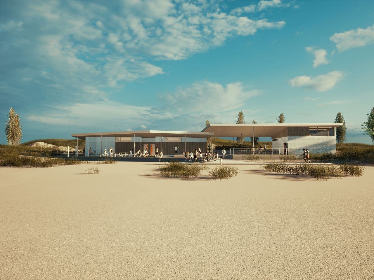 Muskegon Beach House Rendering